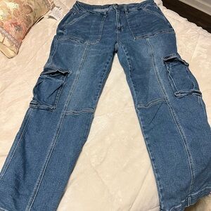 Judy Blue Women's Blue Cargo Jeans